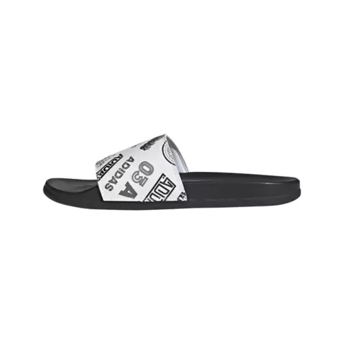 Men's Adidas Adilette Comfort Pattern Slide Sandals - Image 3