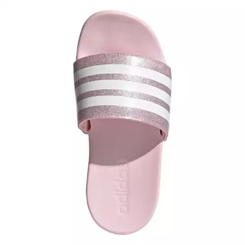 Girls' Adidas Adilette Slide Sandals - Image 2