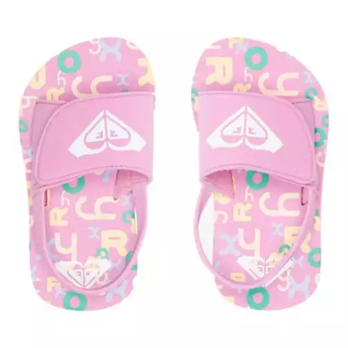 Toddler Girls' Roxy Finn Slide Sandals - Image 3