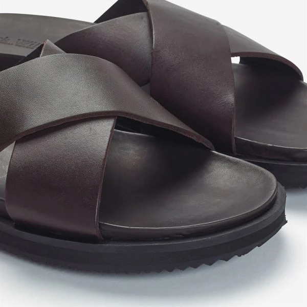 JACK WILLS Men's Cross Over Slider Sandals - Image 4