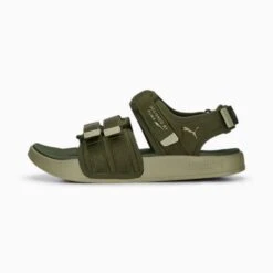 Puma Leadcat City Sandals Green Moss-Birch Tree