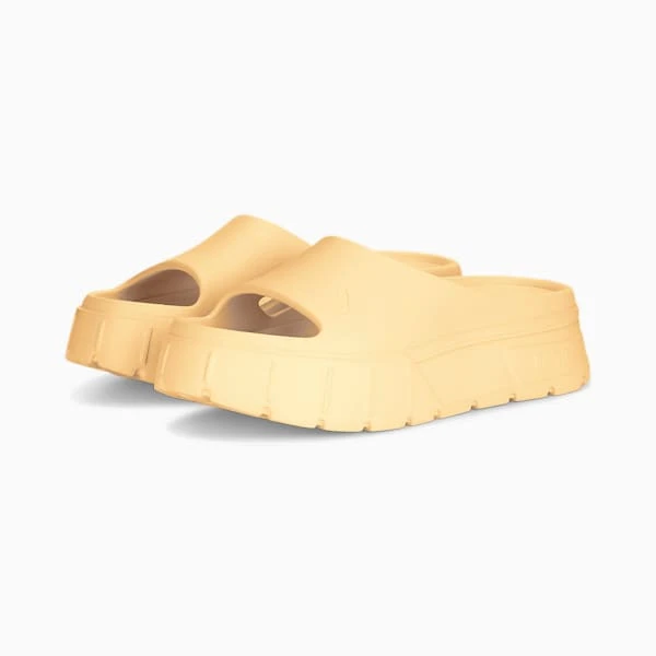 Puma Mayze Stack Injex Women's Sandals Light Straw - Image 2
