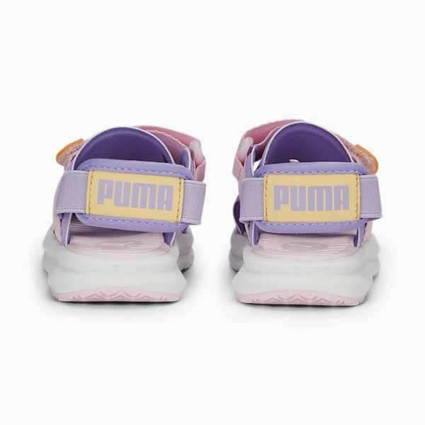 PUMA Evolve Alternative Closure Toddlers' Sandals Vivid Violet-Pearl Pink-Light Straw - Image 3