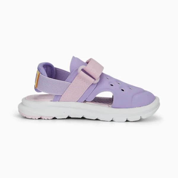 PUMA Evolve Alternative Closure Toddlers' Sandals Vivid Violet-Pearl Pink-Light Straw - Image 5