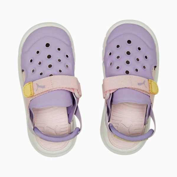 PUMA Evolve Alternative Closure Toddlers' Sandals Vivid Violet-Pearl Pink-Light Straw - Image 6