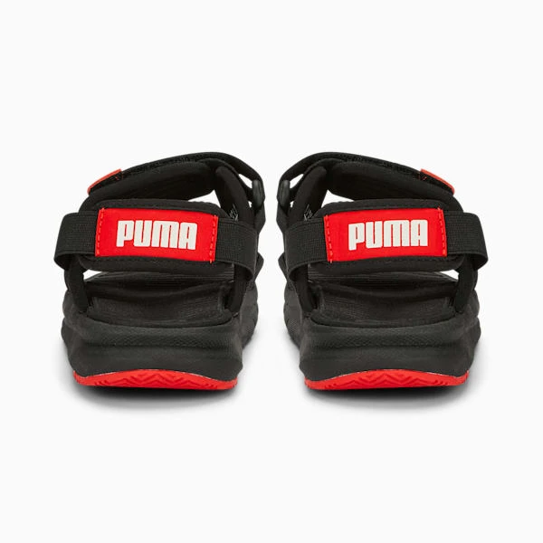 PUMA Evolve Little Kids' Sandals PUMA Black-PUMA White-For All Time Red - Image 3