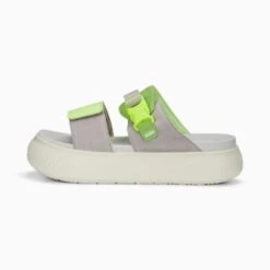 Puma Suede Mayu Women's Sandals Fast Yellow-Marble-Warm White